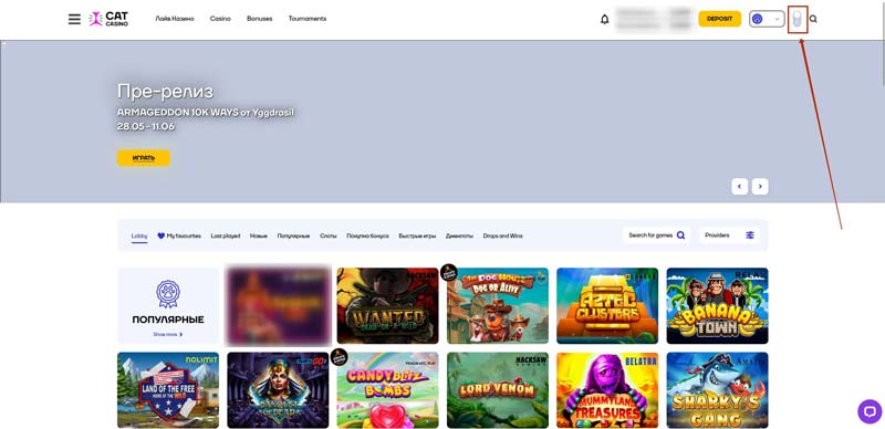 Сайт Cat Casino